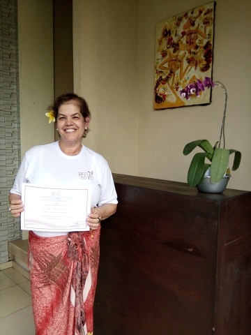 Reeva Bali Spa School Student